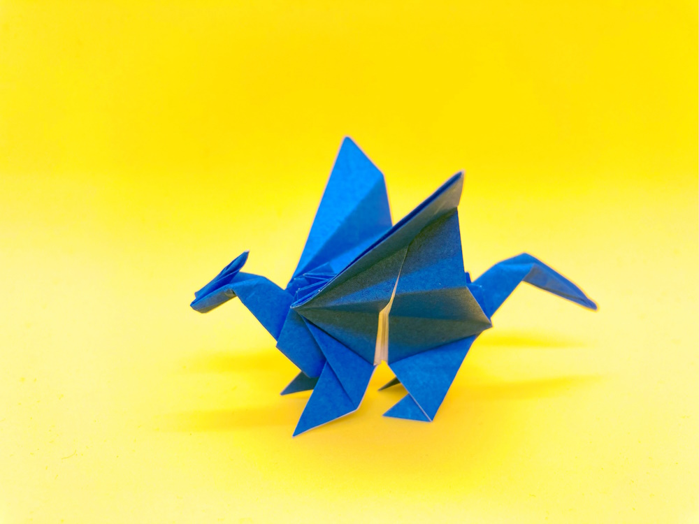 折り紙　ドラゴンの簡単な作り方13